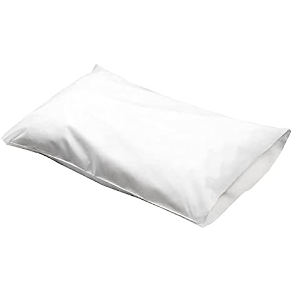 Sleep Yoga Knee Pillow Cover - 2 Pack 100% Cotton Hypoallergenic Replacement Covers, Gray