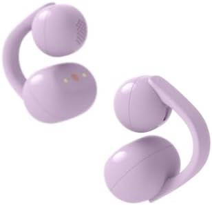 Sony LinkBuds Clip, Auricolari Wireless Open-ear a Clip, Comfort per Tutto il Giorno, fino a 37 ore di Autonomia, Chiamate Nitide e Bluetooth Multipoint per Lavoro e Uso Quotidiano – Lavender