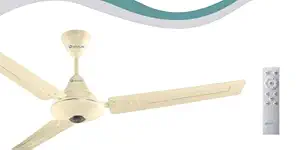 VENTUM ES28 (Capacity - 28 watts) Energy Saving 5 Star Rated Ceiling Fan with Remote , BLDC Motor, 1200mm - Ivory