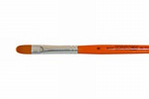 Eulenspiegel 433621 - Pinsel (Katzenzunge), Gr. 8, gelb-orange