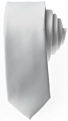 Necktie (Slim 5 cm, White)