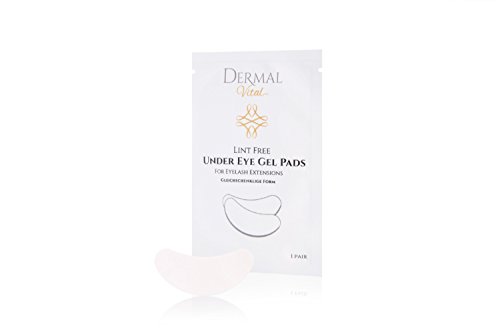 50 Paar Augengelpads Wimpernverlängerung, Augenpads Eye Gel Pads Eye Extensions, Lint Free, gleichschenklige Passform Dermal Vital® - 2
