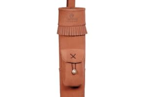 Bearpaw 70035 Carquois à dos en cuir véritable pour enfant Motif flèche et archet