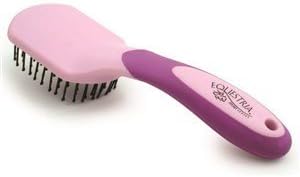 Desert Equestrian Horse Mane and Tail Equestria Brush Dual-Injection Purple 9 inch