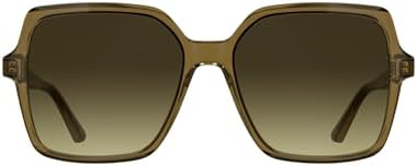 Calvin Klein Women's Sunglasses CK25537S - Transparent Beige with Gradient Brown Lens