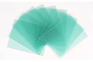YCD 10-PACK Schweißschutzlinsenersatz (115 mm x 90 mm) Transparente Abdeckung Linsenabdeckung