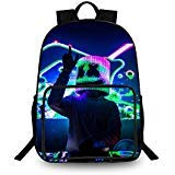 Mochila Escolar para niños con Estampado 3D de DJ, Mochila para computadora portátil Unisex para niños y Adultos
