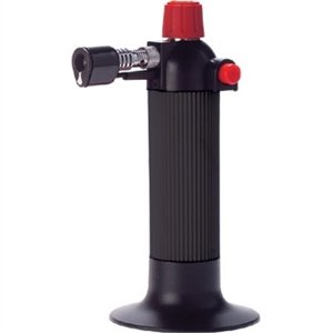 Vogue Mini Chefs Blow Kitchen Torch - Adjustable Flame for Cooking, BBQ, Baking, Crème Brulee L793