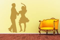 Preisvergleich Produktbild Wandtattoo Schatten Let's Dance