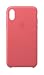 Produktbild Apple Leder Case (Iphone Xs) - Pfingstrosenpink