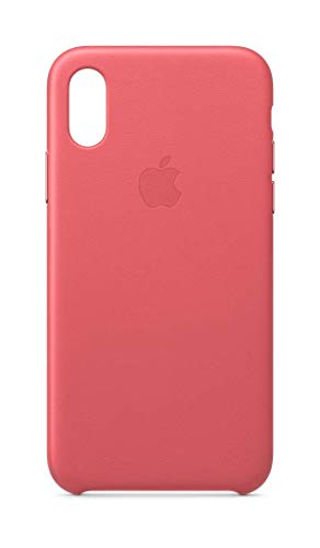 Preisvergleich Produktbild Apple Leder Case (Iphone Xs) - Pfingstrosenpink