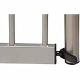 IB-Style – Treppengitter / Türgitter BERRIN | Erweiterbar durch Verlängerungen | 75 – 175 cm | Auto-Close – automatisches Schließen | Metall Weiß| Spannbreite 95 – 105 cm - 8