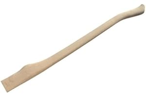 GENERIC 36" Beech Wood Axe Handle – Heavy-Duty Replacement Shaft with Fawn Foot Grip | Teardrop Eye End | Ideal for Forestry, Camping, Bushcraft & DIY Axe Repair – Sanded