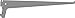 Element System Pro-Support Bracket Single Row, Pack of 2, 7 CM, 3 colours, Length 40 CM, wall shelf, aluminium, 18133-00017 White