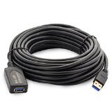 MutecPower 15m USB 3.0 Aktiv kabel männlich zu weiblich – Kabel mit 2 Verlängerung Chipsatz – Repeater-/Verlängerungskabel – 15 meter - 2
