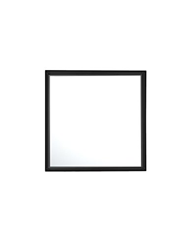 Kartell Only Me Spiegel, Bambus, dunkel schwarz, 9 x 50 x 50 cm