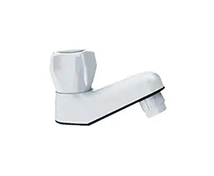 WATERTEC PVC Plastic Pillar Tap, White