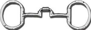 Myler Equestrian Horse Bit Stainless Steel 89-30255 Eggbutt Snaffle with Hook 5" Level 2-3