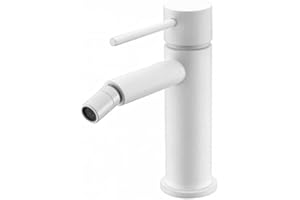 MICE COLLECTION MIICE Rubinetto Monocomando bidet Rubinetteria Bagno WC Rubinetto Igiene Intimo Bianco Opaco BDYS045-2BL