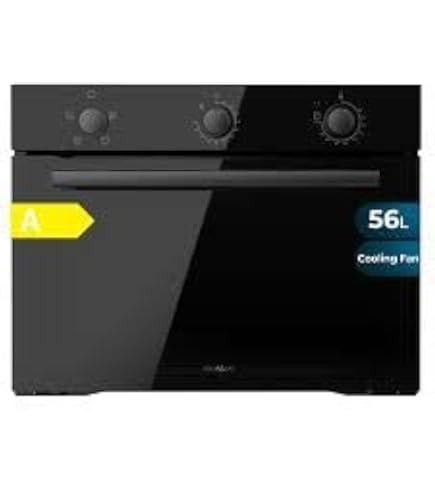 COMFEE' Digitaler Einbau-Mikrowelle, 20 Liter, 800 W, Grill, 5 Leistungsstufen, 8 automatische Menüs, Schnellentfrost-Funktion, Schwarz - CBMAG820BJL-BK