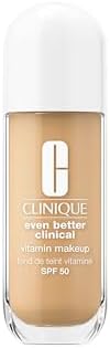 Clinique Even Better Clinical Vitamin Makeup Skin Tint Foundation SPF 50 fondotinta con vitamina C, E e B3 | copertura leggera e finish radioso, 30 ml