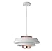 Produktbild QHY Esszimmer Pendelleuchte Moderne Minimalistische Hängelampe Anhänger Wohnzimmer Schlafzimmer Lampe Bar Café Lampe Höhenverstellbar E27 Kronleuchter Max: 40W 40 * H21Cm,Weiß,A
