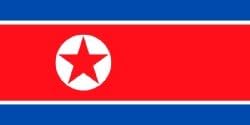 Novelties Direct North Korea/North Korean Flag 5ft x 3ft (100% Polyester) With Eyelets For Hanging