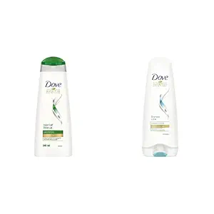 Dove Hair Fall Rescue Shampoo, 340ml And Dove Dryness Care Conditioner, 180ml