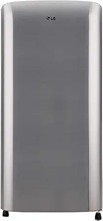 190 Litre 3 Star Direct-Cool Single Door Refrigerator (GL-B201RPZD), Shiny Steel, Moist 'N' Fresh