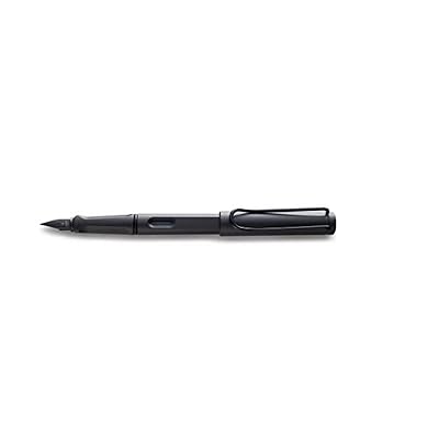 Lamy 17-LH Stylo plume Safari Umbra pour gauchers, couleur: Noir mat