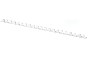 OFFICER PRODUCTS Binding Combs Office Products A4 8mm (45 Sheets) 100 Pcs White/Presentation/Type-21 Rings/Kind-Spiral/Material-Plastic/Colour-White/Format-A4 / Size-8mm