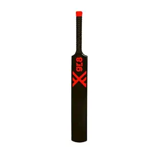 gr8 Fiber/PVC Plastic Full Size Cricket Bats Fiery Red Colour for Age Group 15+