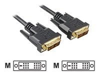 Sharkoon DVI-D auf DVI-D Kabel 19-polig 5m schwarz