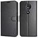 Produktbild Moto G6 Play Hülle, Dekii Moto G Play 6. Generation PU Leder Brieftasche Hülle Flip Cover mit Standfunktion Magnetverschluss für Motorola Moto G6 Play, Schwarz