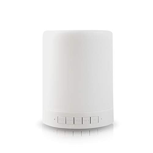 Preisvergleich Produktbild Wireless Bluetooth Lautsprecher mit Farbwechsel und 3 Helligkeitsstufen tragbar schnurlose Touch Lampe Nachttisch Musik hören Telefonieren LED Tischlampe Stimmungsleuchte Schreibtischlampe