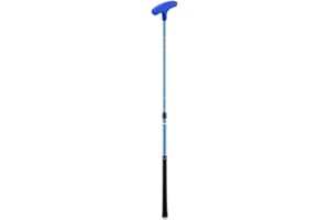 Putt2Win Adjustable Golf Putter in Black Blue or Red - Junior Golf Putter Extendable Shaft For Kids & Adults Mini Golf Putting Games. Right or Left Handed Extendable Shaft Childrens Putter Golf Gift