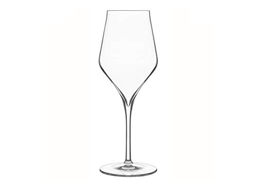 Luigi Bormioli 7540460 Supremo, Scatola di 6 Bicchieri da Vino in Cristallo Trasparente 8,1 x 8,1 x 22,1 cm