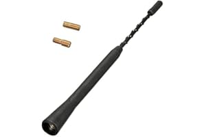 WLW Black Genuine Replacement AM/FM Aerial Mast Antenna Roof Screw in Type