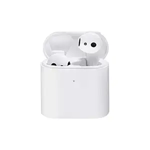 MI True Wireless in Ear Earphones 2 with Mic, Balanced Sound,14 hrs Battery Life; 14.2 mm Dynamic Driver, Dual Mic Environment Noise Cancellation, Smart in Ear Detection, LHDC Audio Codec (White)