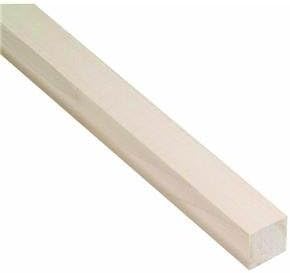 Waddell Manufacturing 9308U Hardwood Square Dowel, (1 Pack), 1/2" x 36"