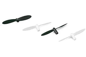 efaso Ersatzteil Rotorblätter in schwarz/weiß oder rot/weiß - Passend für Nano Quad 23970/23971 und Nano Quad Pro 23965 (schwarz/weiß) und Revell Nano Quad 43968/44168