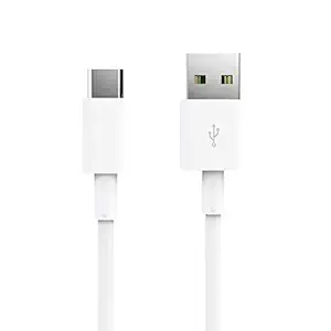 Fast charger usb for OPPO F17 Pro / OPPO F17/ OPPO F 17 Pro usb Original Like USB Cable | Data Sync Cable | Rapid Quick Dash Fast Charging Cable | Charger Cable | Type C to USB-A Cable (3.1 Amp, 1 Meter/3.2 Feet,BB, WHITE)