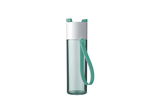 Rosti Mepal 107780592400 - Borraccia justwater 500 ML - Plastica, Nordic Green, 7.2 x 6.5 x 23.3 cm