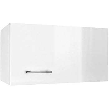 Berlenus CP8HT Meuble Haut de Cuisine avec 2 Portes Taupe Haute