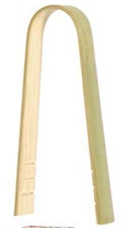 Brenta SRL pinza Clipper de Bambú de piezas Bio Ecológico Eco Mesa Madera cubiertos Sushi pinzas