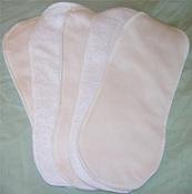 Easy Peasy Fleece Topped Nappy Booster pack of 5