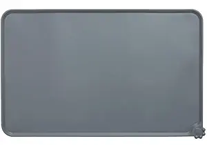 Gefryco Pet Food Silicone Bowl Mat Feeding Tray for Cats and Dogs