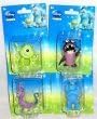 Set of 4 Disney / Pixar Monsters Inc. Figurines Featuring the Scream Team Mike, Boo , Sulley , &amp; Randall 2 Inches Tall by Disney