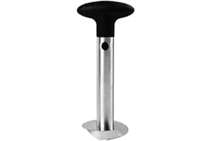 Poundsaver Pineapple Slicer, Pineapple Slicer and Corer Tool, Durable Pineapple Cutter and Peeler, Pineapple Corer Remover, Kitchen Fruit Gadget for Diced Pineapple Rings (Steel)