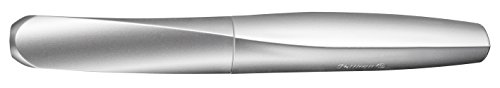 Pelikan 947457 Tintenroller Twist, universell für Rechts- und Linkshänder, silber - 5